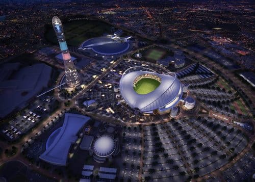استادیوم خلیفه کجا واقع شده است؟