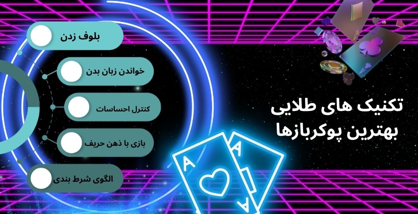 تکنیک‌ های طلایی بهترین پوکربازها